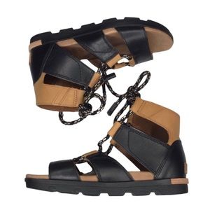 Sorel Torpeda Lace Up Flat Sandals
